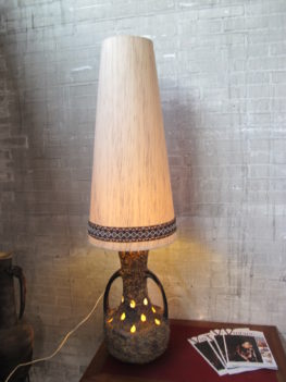 Vloerlamp Jaren 60 Roth Scheurich stijl keramieken lamp