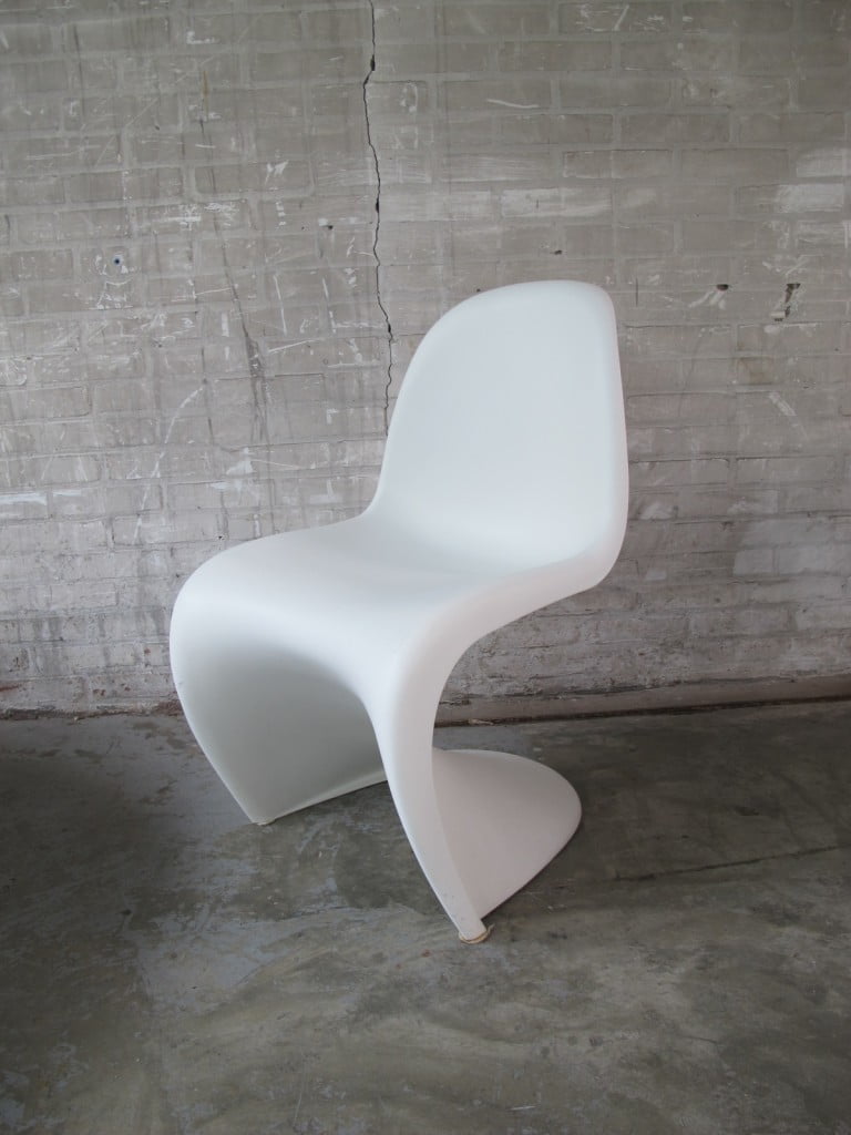 Verrassend Drie stoelen originele Verner Panton Vitra design klassiekers FQ-58