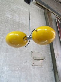 hedra gele metalen spots hanglamp