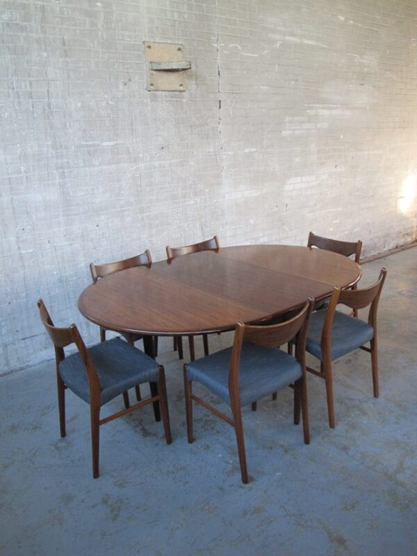deense eethoek set niels otto moller rio palissander