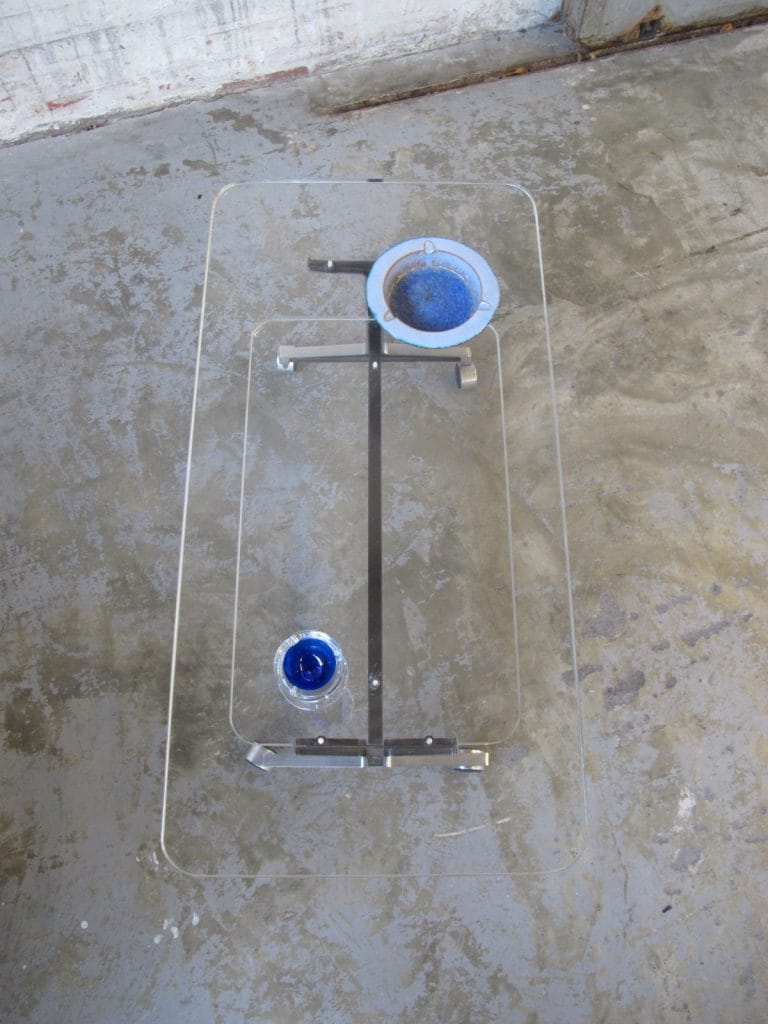 Tafel Artifort Stijl Plexiglas Metalen Salontafel Uit Jaren 60