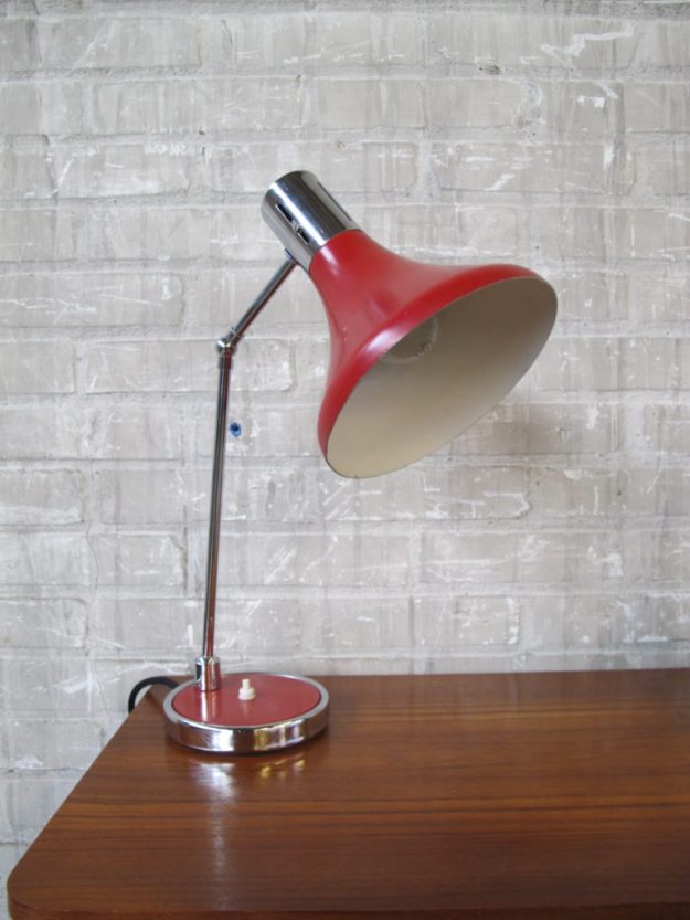 jaren 60 bureaulamp tafellamp hala zeist