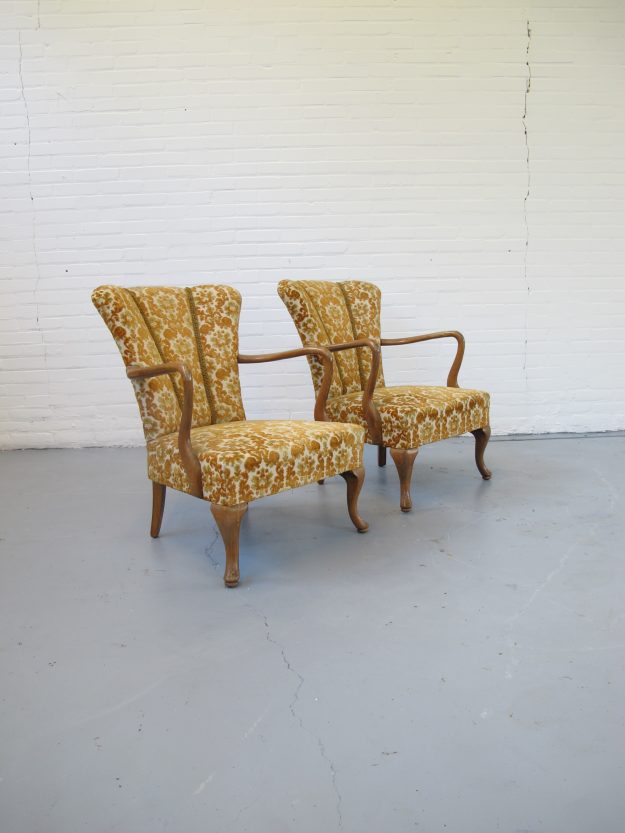 Fauteuil vintage Pastoe stijl Cocktail club fauteuils