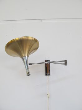 vintage Hala Raak Amsterdam midsentury schaarlamp wandlamp
