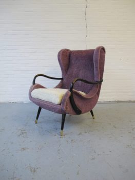 Zanuso Italië lounge fauteuil midcentury vintage