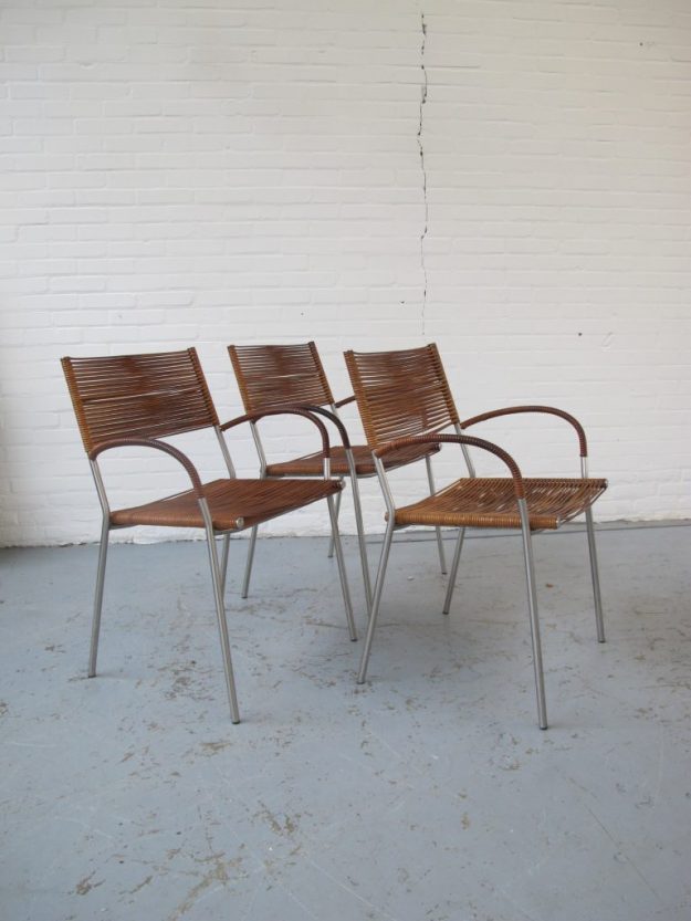 stoel Miss B2 stoelen Tito Agnoli Pierantonio Bonacina midsentury vintage