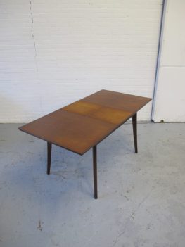 Tafel Webe Louis van Teeffelen teakhouten uitschuif tafel vintage midsentury