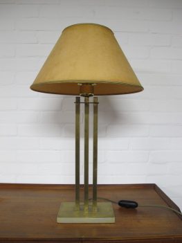 lamp DeKnudt Willy Rizzo messing brass tafellamp midsentury vintage