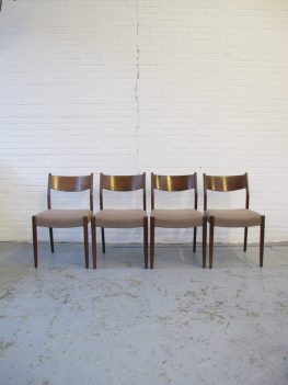 Cees Braakman Pastoe palissander stoelen midsentury vintage