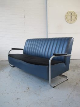 buizenframebank bankstel Gispen Thonet vintage midsutury