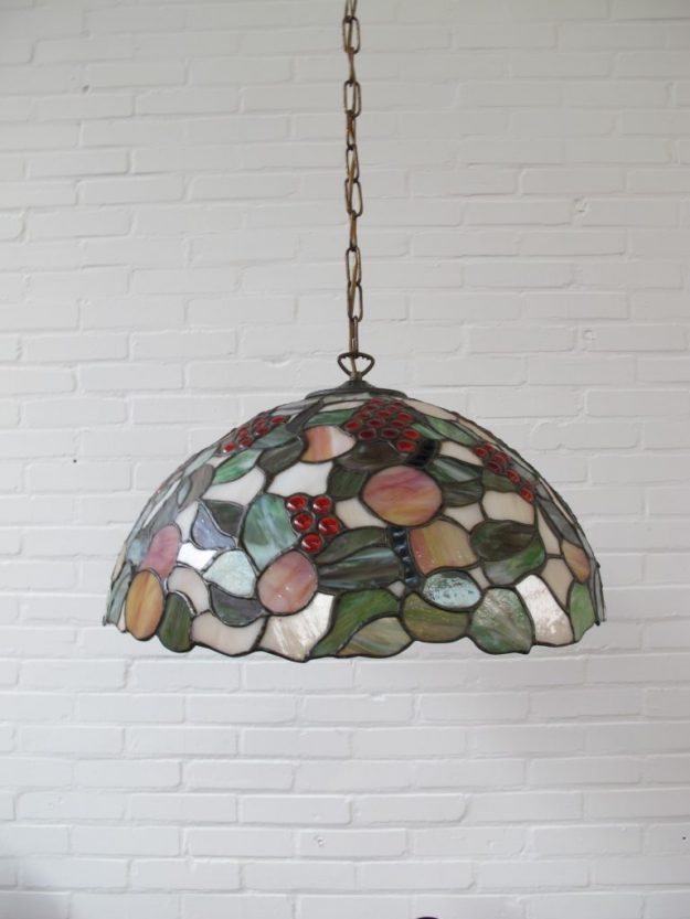 Lamp Tiffany hanglamp vintage midsuntury