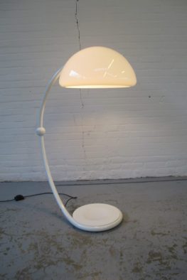 Serpente vloerlamp Elio Martinelli voor Luce Martinelli Italie vintage midsentury