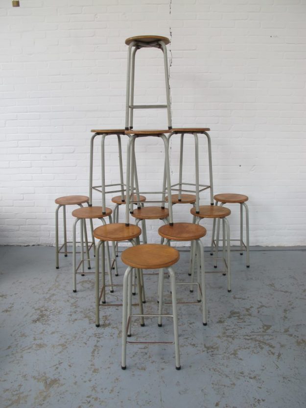 Friso Kramer school teken krukken vintage midsentury