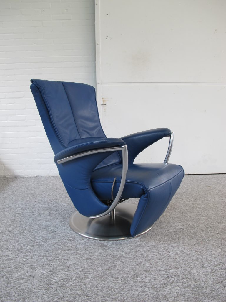lederen design relax lounge fauteuil - Tweedehands bij Tussen Cor & Kitsch