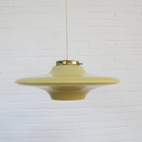 Space age UFO lamp Uno & Östen Kristiansson hanglamp vintage midcentury