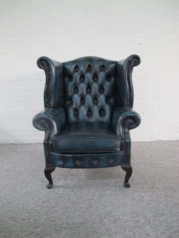 Originele Winchester Chesterfield fauteuil vintage midcentury
