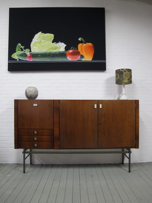 Wandmeubel Highboard Louis van Teeffelen Wébé midcentury vintage