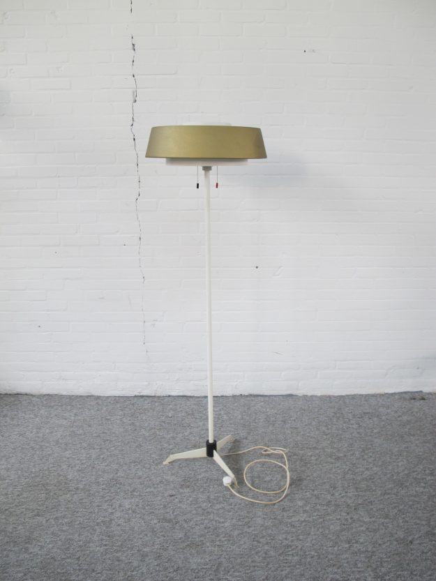 Niek Hiemstra vloerlamp model ST 7128' Hiemstra Evolux midcentury vintage