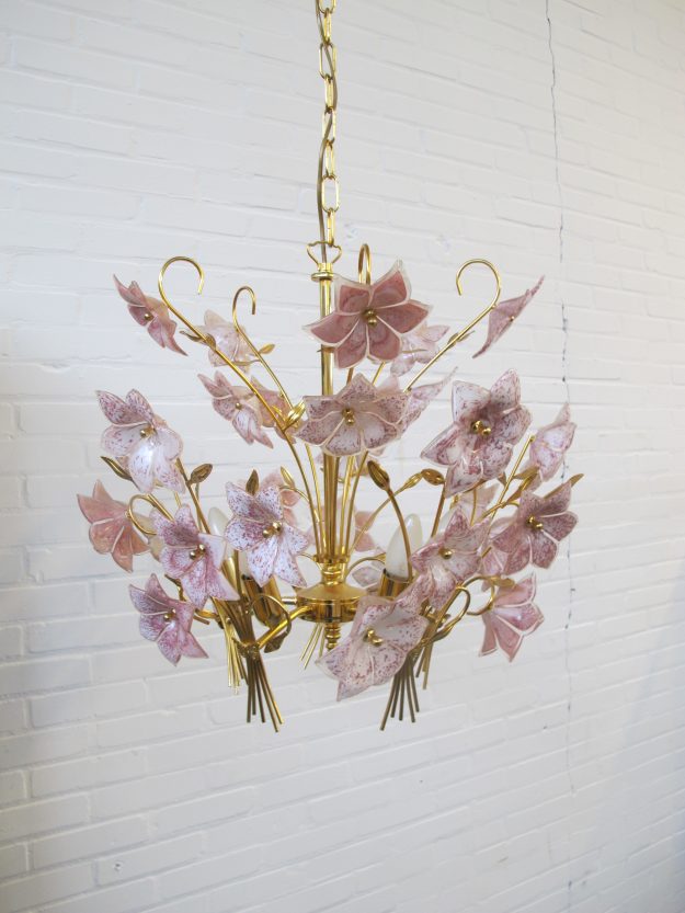 Franco Luco Murano lampen Miason Jansen Hollywood Regency vintage midcentuy