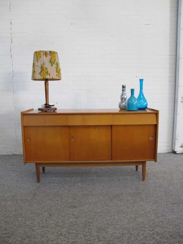 Dressoir Pastoe berkenhout dressoir vintage midcentury