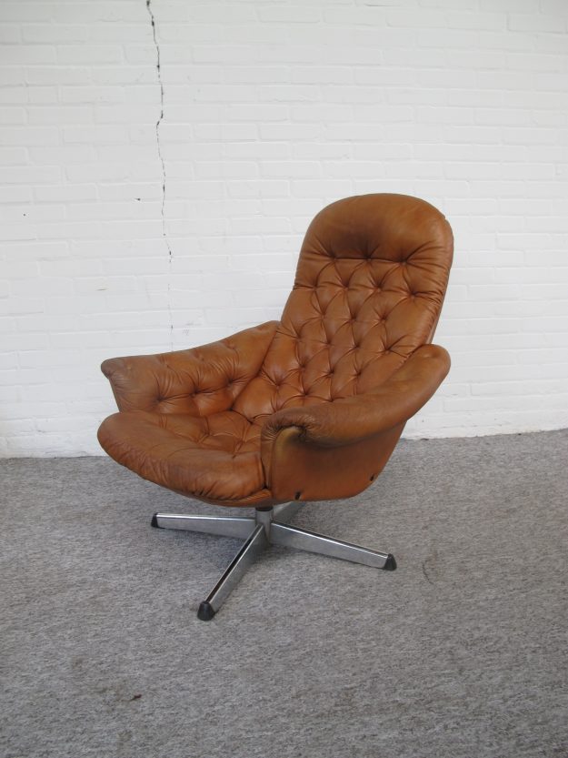 fauteuil loungefauteuil scandinavisch vintage midcentury
