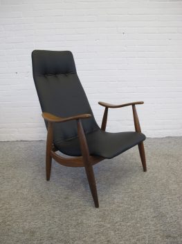 fauteuil lounge chair vintage louis van teeffelen midcentury webe