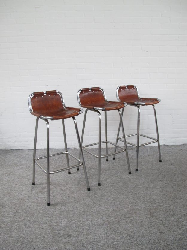 Charlotte Perriand Les Arcs bar stools barkrukken vintage midcentury