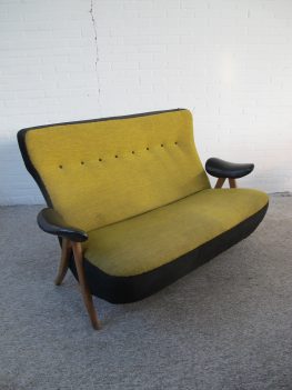 Bank sofa model 105 Hair Pin Theo Ruth Artifort vintage midcentury
