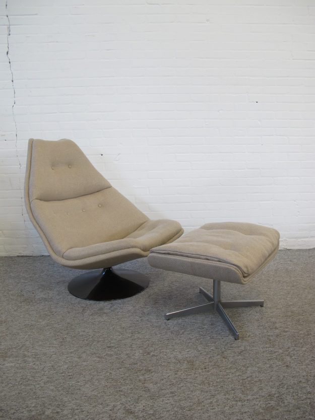 Fauteuil lounge Chair F511 Geoffrey Harcourt Artifort Vintage midcentury