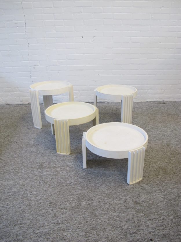 Tafeltjes Nesting tables Marema Gianfranco Frattini Cassina vintage midcentury
