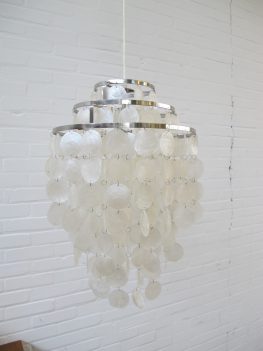Lamp Mother of Pearl Fun 0DM Verner Panton vintage midcentury