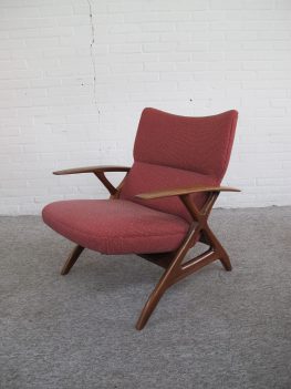 Fauteuil Armchair Deense Danish Louis van Teeffelen vintage midcentury