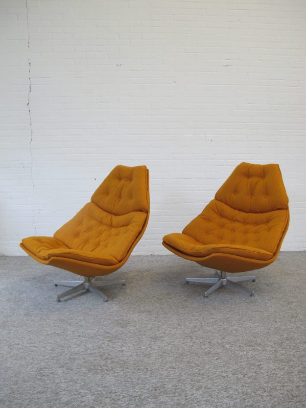 F588 F587 fauteuils armchairs Geoffrey Harcourt Artifort vintage retro midcentury
