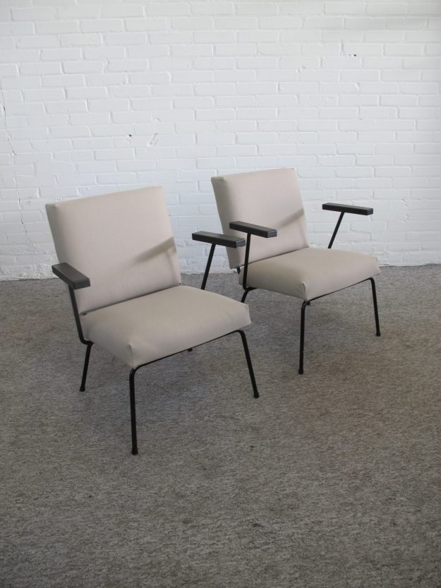 Fauteuil Wim Rietveld model 1401 Gispen armchair vintage midcentury