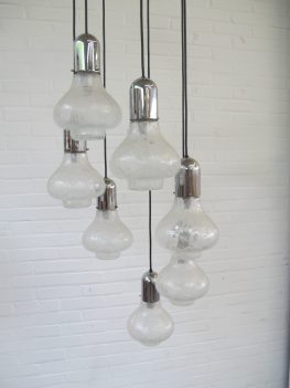 Lamp lamps Raak Amsterdam space age hanglampen vintage midcentury