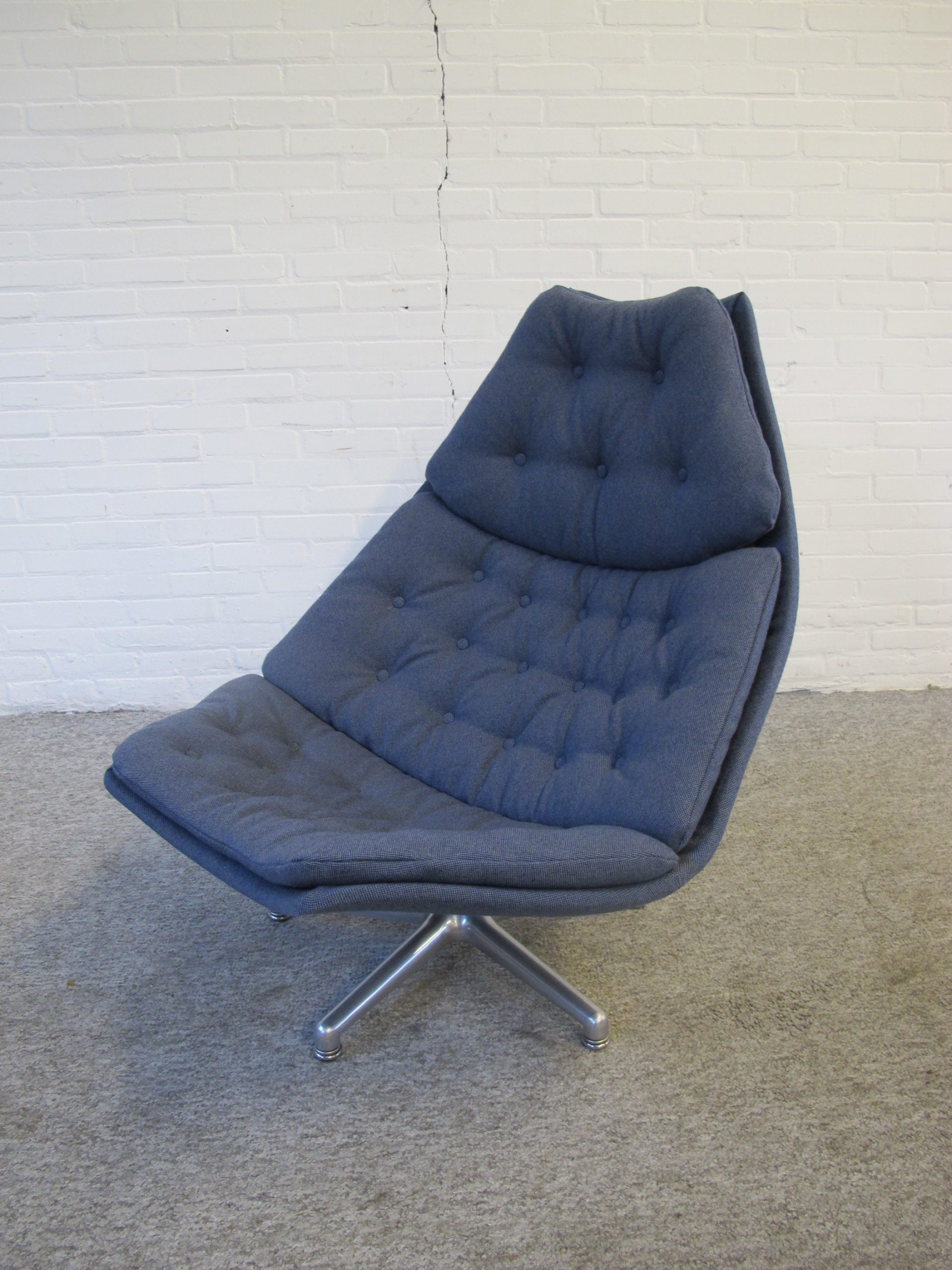 Lounge chair fauteuil F588 Geoffrey Harcourt Artifort vintage midcentury