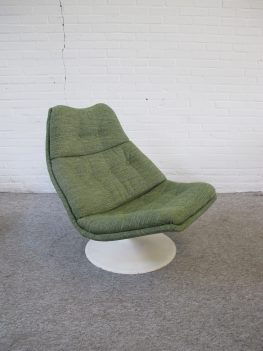 Lounge Chair Fauteuil F510 Geoffrey Harcourt Artifort vintage midcentury