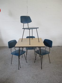 Table dining set eethoek tafel Rudolf Wolf Elsrijk vintage midcentury