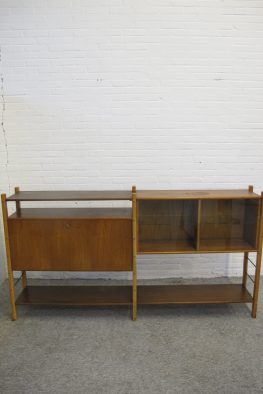 Kast wand Systeem Wall System William Watting Fristho vintage midcentury
