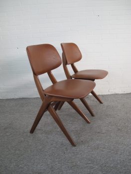 stoelen scissor chairs van der Veer Joure Louis van Teeffelen vintage midcentury