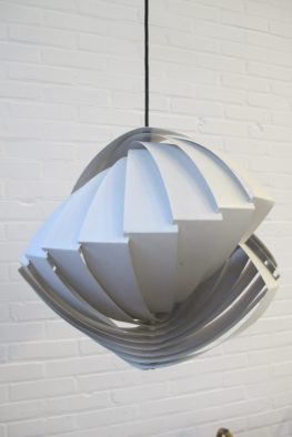 Lamp Hanglamp Pendant Konkylie Louis Weisdorf Lyfa Denemarken vintage midcentury
