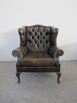 fauteuil armchair Engelse Springvale Chesterfield vintage midcentury