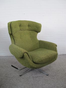 Fauteuil Scandinavian Egg loungechair relax swivel armchair vintage midcentury
