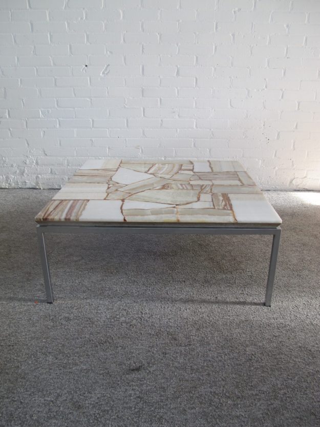 Marmer salontafel Marble coffee table Gerard van den Berg Spectrum vintage midcentury