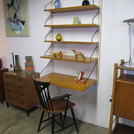 Wandmeubel wall system Poul Cadovius Royal System wandsysteem vintage midcentury