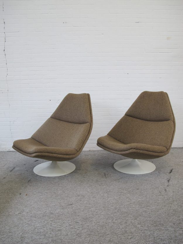 Fauteuil lounge chair F510 Geoffrey Harcourt Artifort vintage midcentury