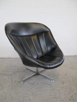 Draai fauteuil swivel armchair Rudolf Wolf Rohe Noordwolde vintage midcentury