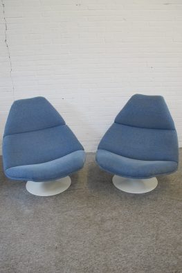 Fauteuil lounge chairs F510 Geoffrey Harcourt Artifort Vintage midvcentury