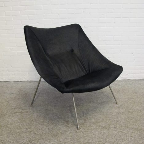 Oyster fauteuil lounge chair Pierre Paulin Artifort vintage midcentury