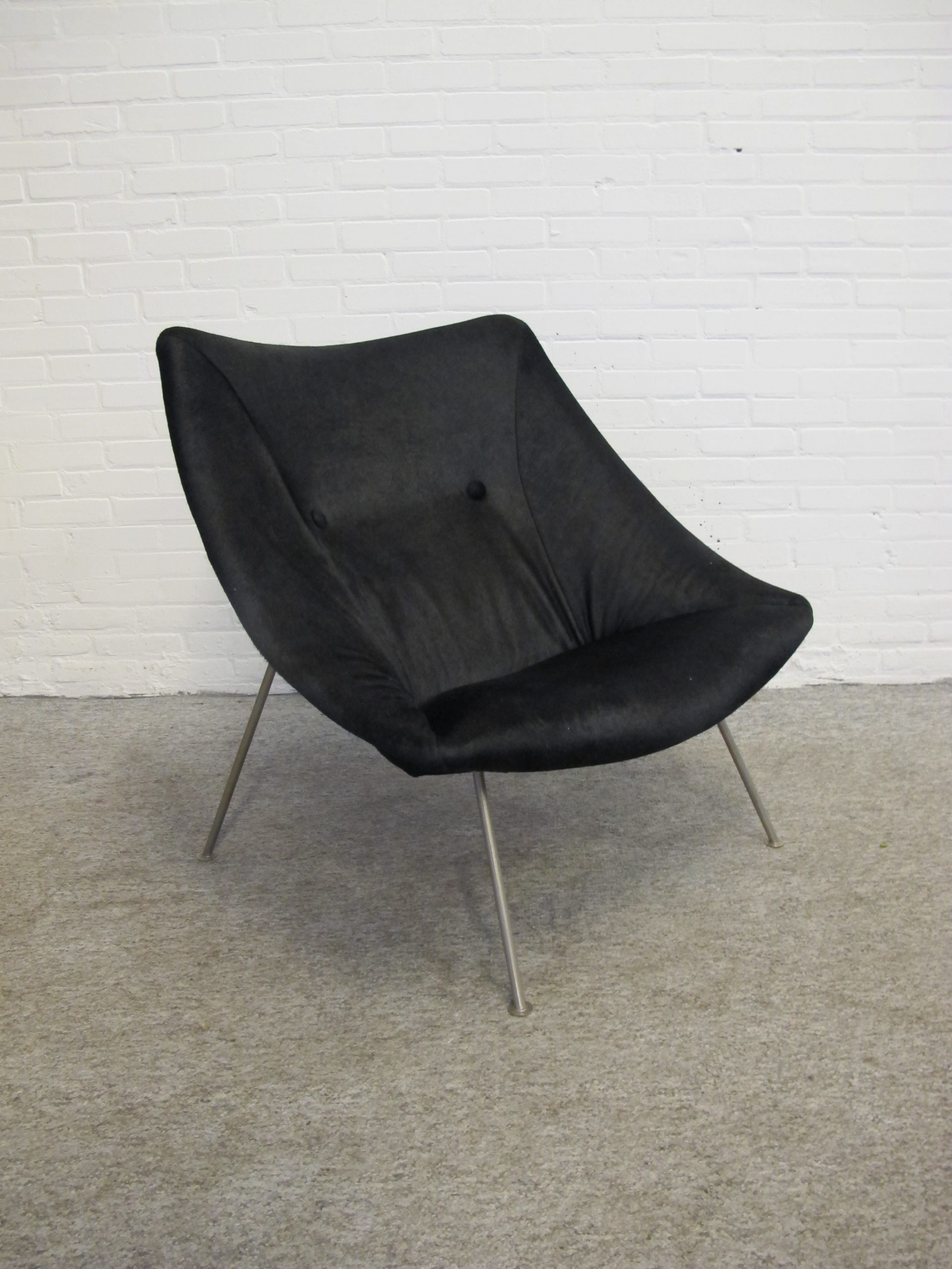 Oyster fauteuil lounge chair Pierre Paulin Artifort vintage midcentury